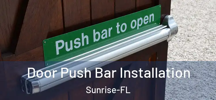 Door Push Bar Installation Sunrise-FL